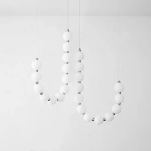 Acrylic Pearl Necklace Chandelier
