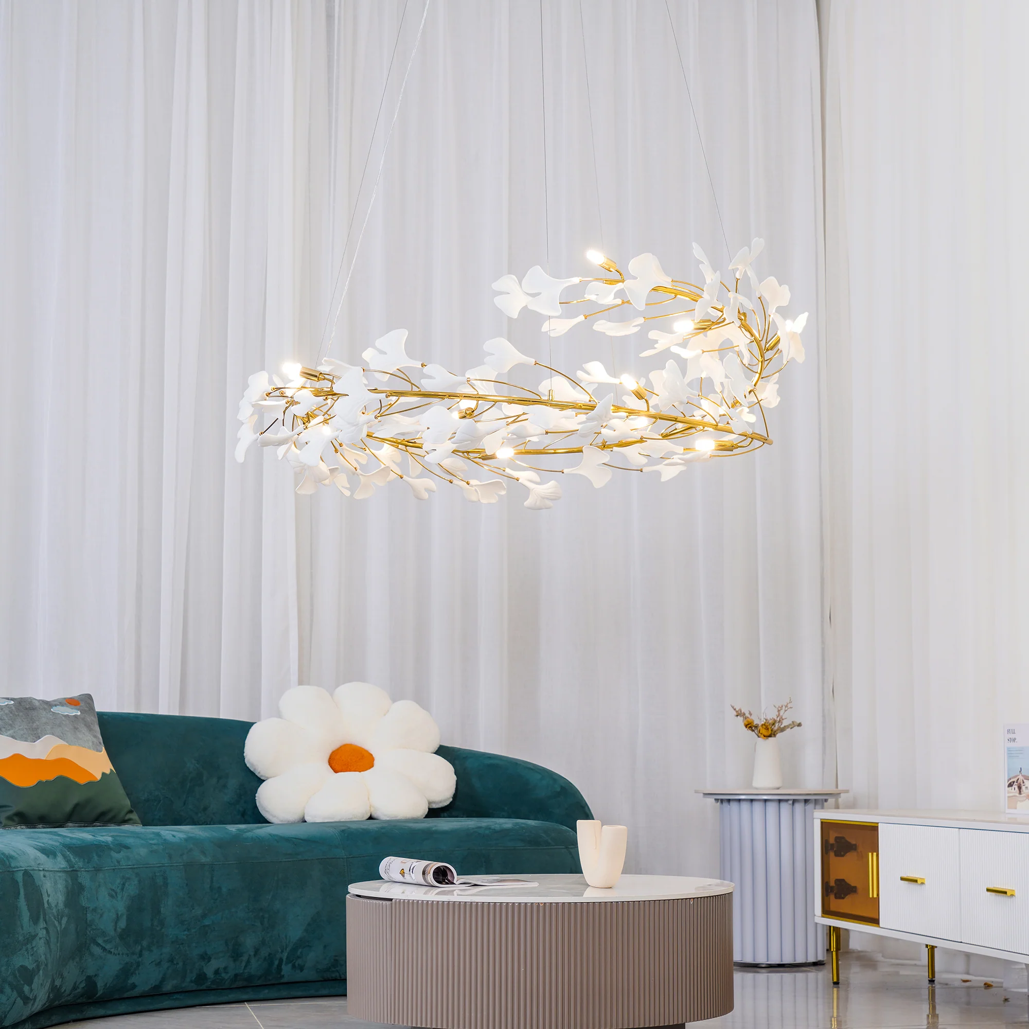 Gingko Chandelier U - 图片 8