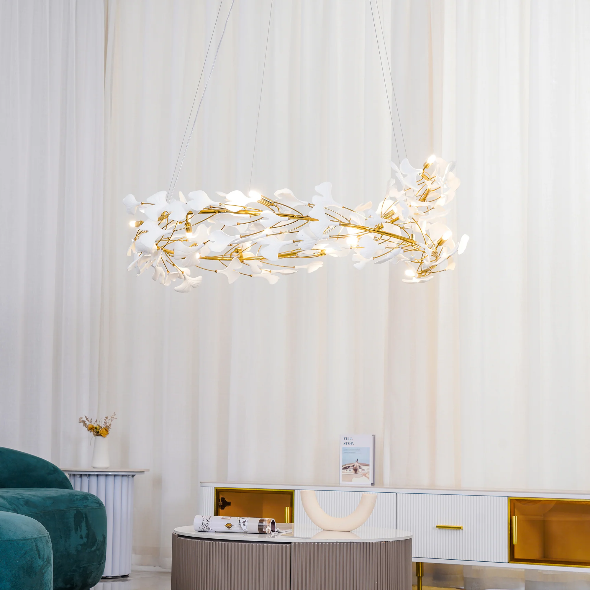 Gingko Chandelier U - 图片 9